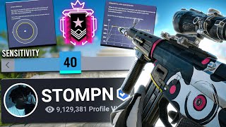 I Used STOMPNs NEW Sensitivity  It Has NO RECOIL  RAINBOW SIX SIEGE [upl. by Eeznyl]