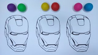 How to draw Iron man [upl. by Etirugram409]