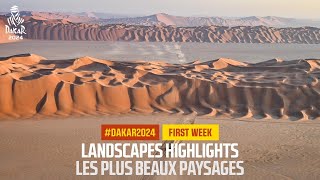 Landscapes of the first week  Dakar2024 [upl. by Fita]