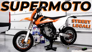 Making the KTM 450 SXF a Street Legal Ripper [upl. by Little]