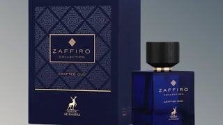 Zaffiro crafted oud عطر زافيرو كرافتيد عود [upl. by Charlotta]