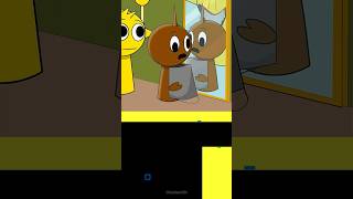 Sprunki Simon and Brown 2DStyle Animation  Blue Bouncing Square [upl. by Kee428]