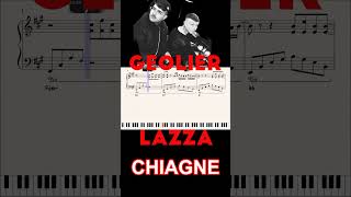 CHIAGNE  GEOLIER ft LAZZA  ritornello al pianoforte ritornellipop shorts [upl. by Dumm]