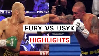 Tyson Fury vs Oleksandr Usyk Highlights amp Knockouts [upl. by Tootsie352]