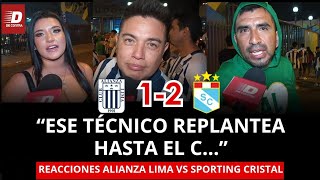 Hinchas de ALIANZA LIMA reaccionan a DERROTA ante SPORTING CRISTAL  De Contra [upl. by Einiar263]