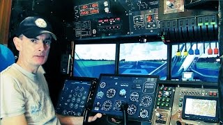 Flying the Twin Otter 1  ILSDME approach [upl. by Dhruv]