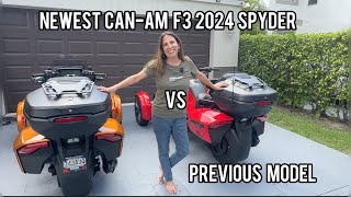 Comparing CanAms NEW Spyder F3 to Previous Years F3 [upl. by Morten]