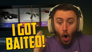 I GOT BAITED CSGO Falchion Case Opening [upl. by Lonier]