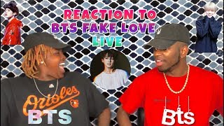 NON KPOP FAN REACTION TO BTS FAKE LOVE LIVE GOING TO CONCERT YALL [upl. by Yrelbmik]