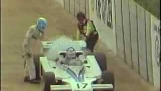 F1 1977 Tom Pryce Fatal Crash Angle 2 [upl. by Akoyin]