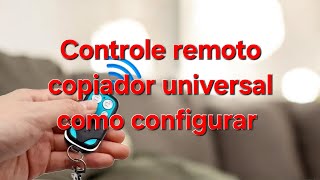 Como programa controle universal [upl. by Eciralc527]