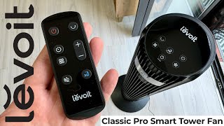 Levoit Classic Pro  The Best Smart Tower Fan 42inch Brushless [upl. by Yarezed308]