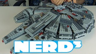 Nerd³ LEGO  Star Wars Millennium Falcon  75105 [upl. by Ytissahc75]