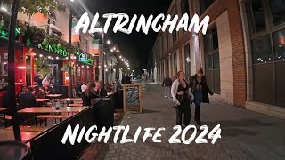 Altrincham Town Centre Nightlife Best Google Rated Bars  Trafford Greater Manchester UK 91124 [upl. by Kali]