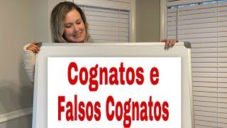 COGNATOS E FALSOS COGNATOS  Aula de Inglês [upl. by Ahseinaj878]