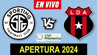 SPORTING VS ALAJUELENSE EN VIVO 🔴 APERTURA 2024 JORNADA 11 LIGA PROMERICA COSTA RICA ▶️ DONDE VER [upl. by Geer]