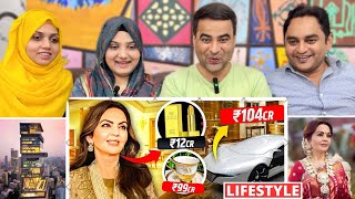 Nita Ambani Lifestyle  Husband Family Marriage Jewellery House Income Biography  Reaction [upl. by Yssirk249]