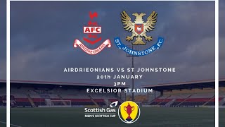 Airdrieonians vs St Johnstone Scottish Cup [upl. by Artek]