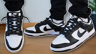 HOW TO LACE NIKE DUNK LOWS LOOSELY BEST WAY [upl. by Aicirtam496]