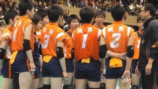 春高ﾊﾞﾚｰ 下北沢成徳 東京 vs 誠英 山口 女子決勝 2013113 [upl. by Ydaf979]