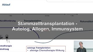 Stammzelltransplantation  Autolog Allogen Immunsystem  Dr WagnerDrouet  UCT Mainz [upl. by Koo380]