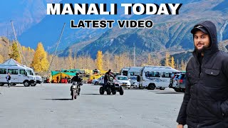 Manali Today Latest Video  3 days tour Manali Rohtang Pass Atal Tunnel Manikarankasol [upl. by Rondon]