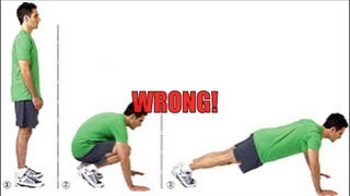 Burpee Exercise  How to do Perfect Burpees [upl. by Nacul30]