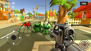 Spider Hunter Amazing City 3D AndroidiOS Gameplay 5  LEVEL 7 amp 8 CLEARING [upl. by Ellirpa]