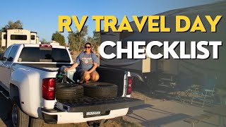 RV Travel Day Checklist  RV Departure Checklist Plus Free Printable RV Checklists [upl. by England944]