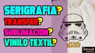 ⛔ Serigrafía VS Vinilo Textil VS Transfer VS Sublimación ❓ Cual es mejor [upl. by Rattan]