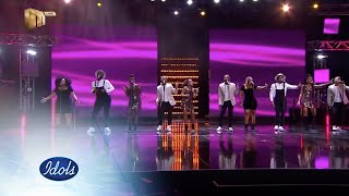 Top 10 Group Performance – ‘He Still Loves Me’ – Idols SA  S16  Live Shows  Mzansi Magic [upl. by Loram706]