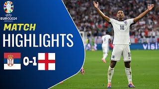 Serbia vs England  01  Highlights  Euro 2024 Highlights  england vs serbia euro 2024 [upl. by Vahe]