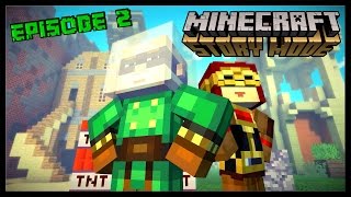 KTO MÁ RÁD EXPLÓZIE  Minecraft Story Mode  Episode 2  SK Lets play  facecam  HD [upl. by Brittaney287]