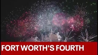 Fort Worths Fourth Fireworks Show [upl. by Conal]