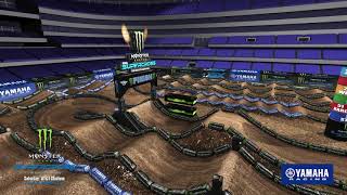 Supercross Yamaha Virtual Track Map  Round 10  Arlington [upl. by Av643]