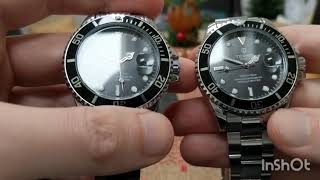 Tevise QT801A Quartz Watch Overview not automatic version [upl. by Bidle318]