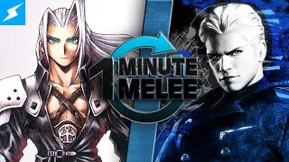 One Minute Melee  Vergil vs Sephiroth Devil May Cry vs Final Fantasy [upl. by Brodie142]