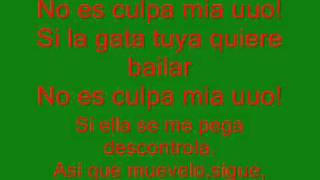 Daddy Yankee No Es Culpa Mia Letra [upl. by Auqeenwahs]