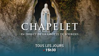 Le Chapelet depuis la Grotte de Lourdes  02112024 [upl. by Old758]