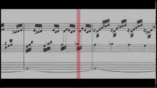 BWV 543 Prelude amp Fugue in A Minor Scrolling [upl. by Gabriell]