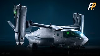 Bell Textron is preparing a new JetProp Hybrid V22 Osprey，is that feasible？ [upl. by Olsson]