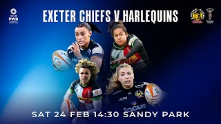 Exeter Chiefs Women Vs Harlequins Women  PWR [upl. by Fitz]