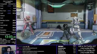 Halo 5 Glassed Legendary Difficulty Speedrun in 5m56s [upl. by Ekrub]