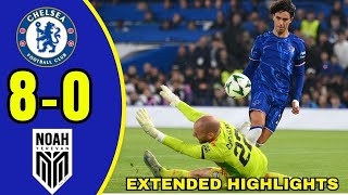 Chelsea Destroys Noah 80 All Goals Mudryk Nkunku Tosin Marc Guiu And Disasi Highlights [upl. by Nomelc987]