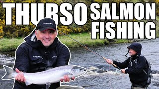 Salmon Fishing On The River Thurso Scotland with Ian Gordon [upl. by Chuu802]