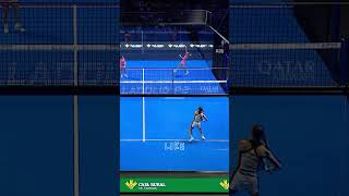 WHAT ARE THOSE SAVES 😱😱 Padel Highlights bestofpadel [upl. by Reilamag]