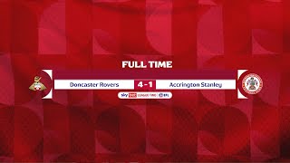 HIGHLIGHTS Doncaster Rovers 41 Accrington Stanley [upl. by Clower]