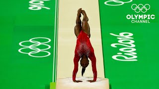 1️⃣6️⃣  Simone Biles highest scored event  16050  31DaysOfOlympics [upl. by Elyl788]