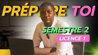 Comment bien préparer son SEMESTRE 2 licence 1 [upl. by Learsiy609]