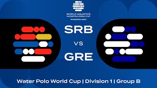 LIVE  Serbia vs Greece  Water Polo World Cup 2023  Group B [upl. by Lantha560]